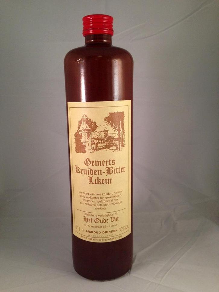 Stenen kruik MKM Duits - likeurkruik drank vaas fles bruin, Huis en Inrichting, Woonaccessoires | Vazen, Zo goed als nieuw, Overige kleuren