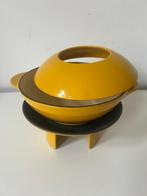 Fondue Emaille Gietijzer Mid Century Space Age Le Creuset, Nieuw, Ophalen of Verzenden, Onbekend, Onbekend