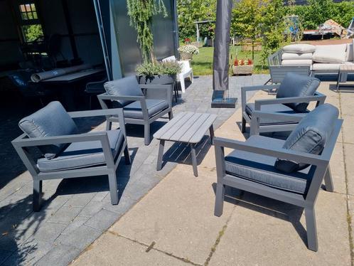 Garden impressions tuin/ balkonset ALUMINIUM ONDERHOUDSVRIJ, Tuin en Terras, Tuinmeubel-accessoires, Nieuw, Ophalen