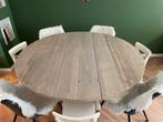 Mooie grote ronde eettafel (150cm 6/7 persoons), Huis en Inrichting, Tafels | Eettafels, Ophalen, Rond, Zo goed als nieuw, Vijf personen of meer