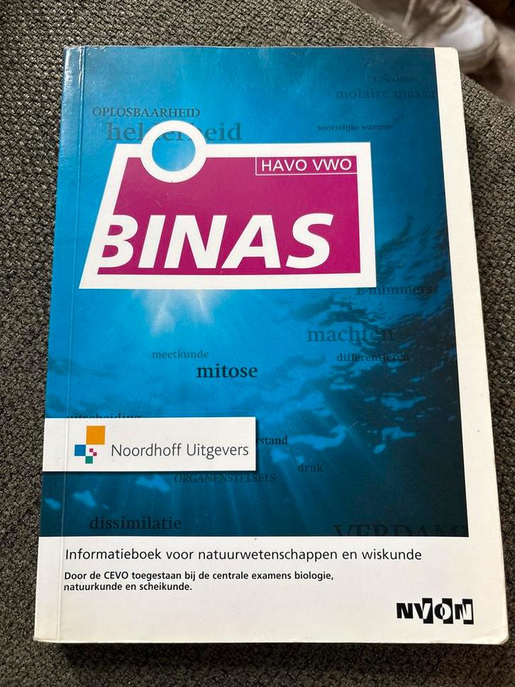 BINAS HAVO/VWO Informatieboek, Boeken, Schoolboeken, Gelezen, Biologie, HAVO, Ophalen of Verzenden