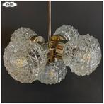 Vintage kroonluchter Miroslav Cermak Lustry Kamenicky Senov, Ophalen, Zo goed als nieuw, Glas, Miroslav Cermak voor Lustry Kamenicky Senov