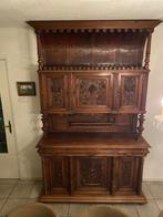 Massief houten buffetkast – rijk houtsnijwerk, Ophalen