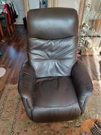 Te koop, Huis en Inrichting, Fauteuils, Ophalen, Gebruikt, Leer, 50 tot 75 cm