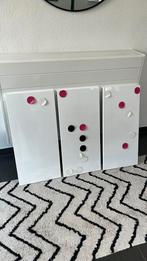 3 magneet bordjes Ikea Spontan wit afm 37x78cm met magneetje, Ophalen of Verzenden, Zo goed als nieuw
