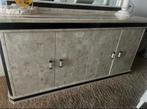 Dressoir met spiegel Manhattan style, Huis en Inrichting, Ophalen, 150 tot 200 cm, Zo goed als nieuw, Met deur(en)