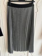 Nieuw zwart wit pied de poule maxi plooi rok Canda maat 36, Overige kleuren, Nieuw, Ophalen of Verzenden, Maat 36 (S)