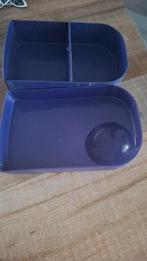 Paarse vintage  bewaardoos, Ophalen of Verzenden, Gebruikt, Paars, Bus of Trommel