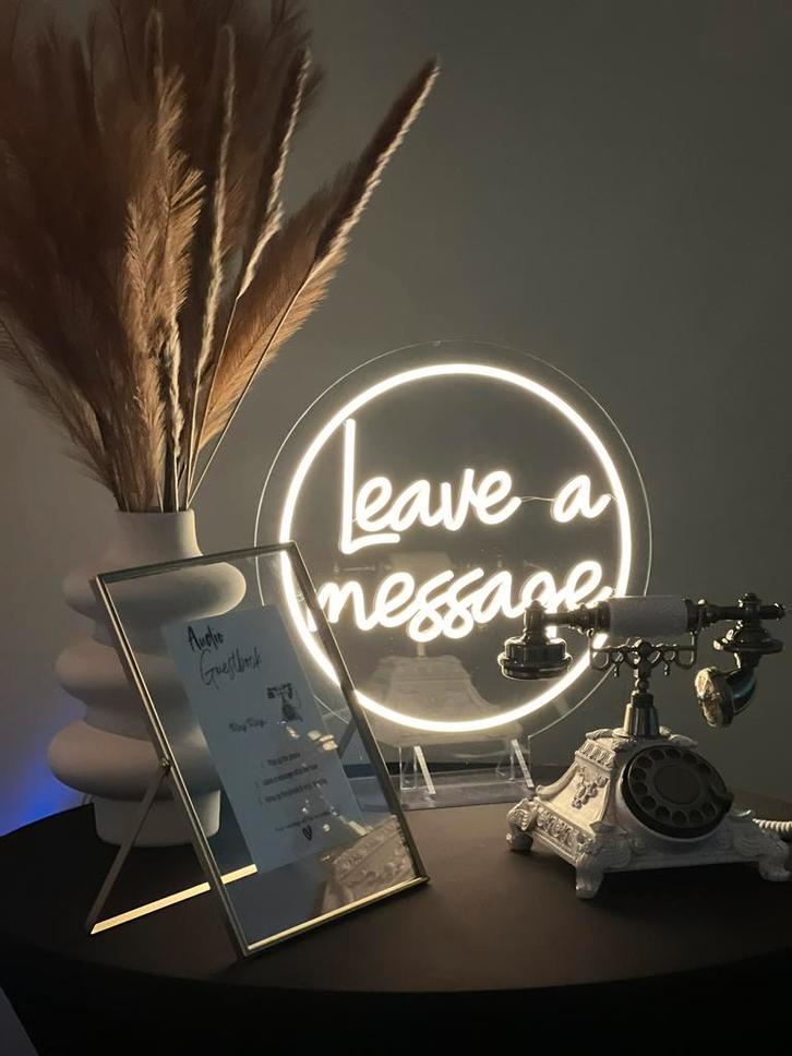 Trouwtelefoon / Audio gastenboek te huur Noord Nederland, Hobby en Vrije tijd, Feestartikelen | Verhuur, Nieuw, Ophalen