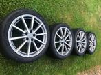 Originele Audi A6 C7 velgen met zomerbanden, Gebruikt, 255 mm, Banden en Velgen, Personenwagen