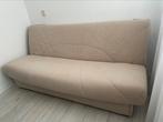 Slaap bank beige, Ophalen, Beige, Tweepersoons, Zo goed als nieuw
