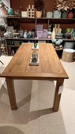 Showroom eettafel, Huis en Inrichting, Tafels | Eettafels, Ophalen, Teakhout, 50 tot 100 cm, Vijf personen of meer