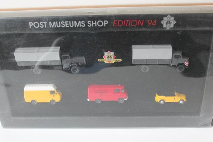 Wiking PMS set 'Edition 1994' met 5 bijzondere modellen, Hobby en Vrije tijd, Modelauto's | 1:87, Zo goed als nieuw, Bus of Vrachtwagen