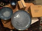 NIEUW Xenos serviesset Toscane donkerblauw, Huis en Inrichting, Keuken | Servies, Ophalen, Nieuw, Bord(en), Overige stijlen