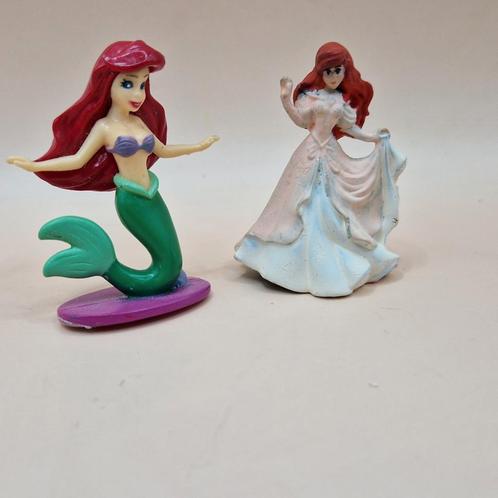 2x Ariel Little Mermaid Kleine Zeemeermin Disney Bully, Verzamelen, Disney, Gebruikt, Beeldje of Figuurtje, Pocahontas of Kl. Zeemeermin