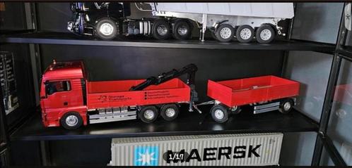 Mooie Tamiya set; man bakwagen en aanhangwagen..., Hobby en Vrije tijd, Modelbouw | Radiografisch | Auto's, Gebruikt, Auto onroad