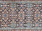 Handgeknoopt Perzisch wol Hamadan tapijt floral 127x190cm, Persian Perzisch vintage oosters hype, Crème, Gebruikt, 100 tot 150 cm