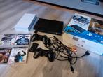 Sony Playstation 3 met spellen, Ophalen of Verzenden, Zo goed als nieuw, Met 2 controllers, Met games
