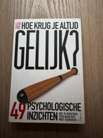 Hoe krijg je altijd gelijk? - Leo Pot, Ophalen of Verzenden, Gelezen, Sociale psychologie