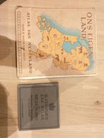 Oude atlas van Nederland vintage, Boeken, Ophalen of Verzenden, Gelezen