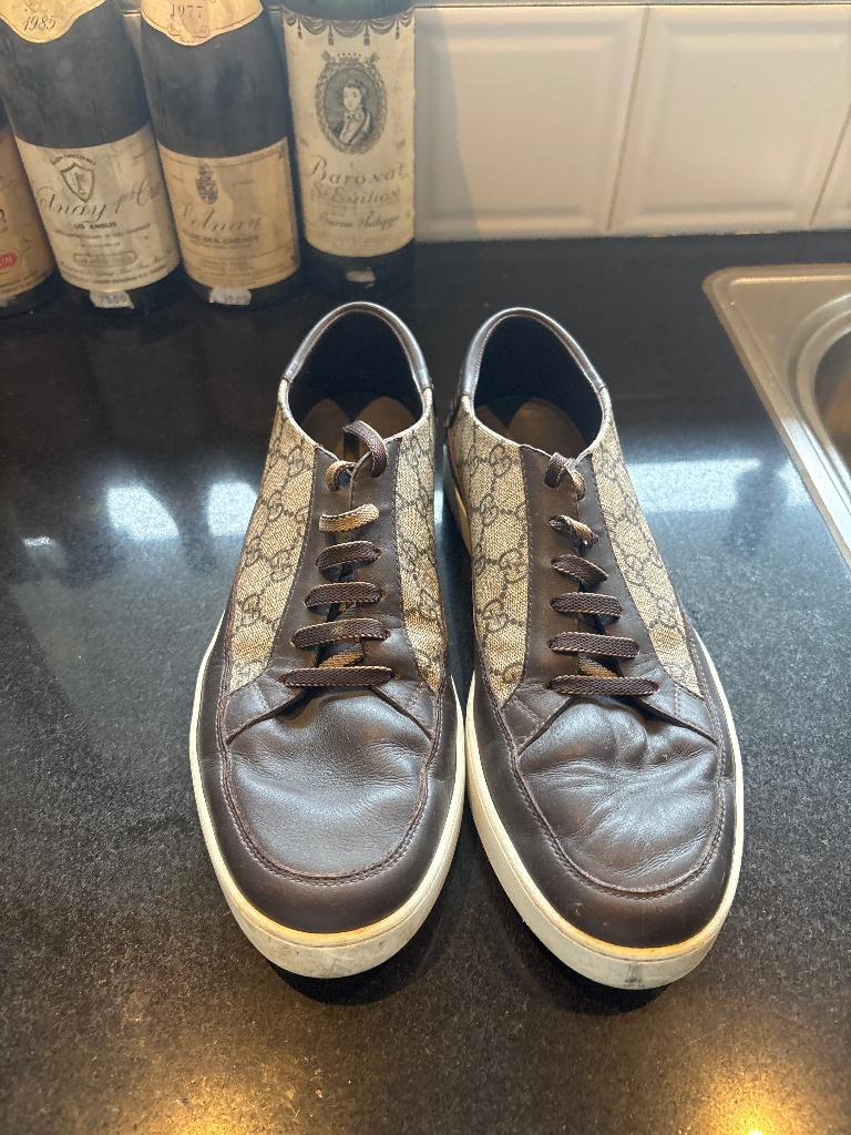 Gucci gympen, Bruin, Ophalen of Verzenden, Sneakers of Gympen, Gucci