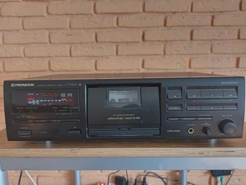 cassettedeck Pioneer CT-S420, Audio, Tv en Foto, Cassettedecks, Enkel, Overige merken, Tiptoetsen, Tape counter, Ophalen of Verzenden