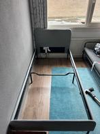 Bed 90x200 IKEA Slattrum, Ophalen, 90 cm, Eenpersoons, Wit