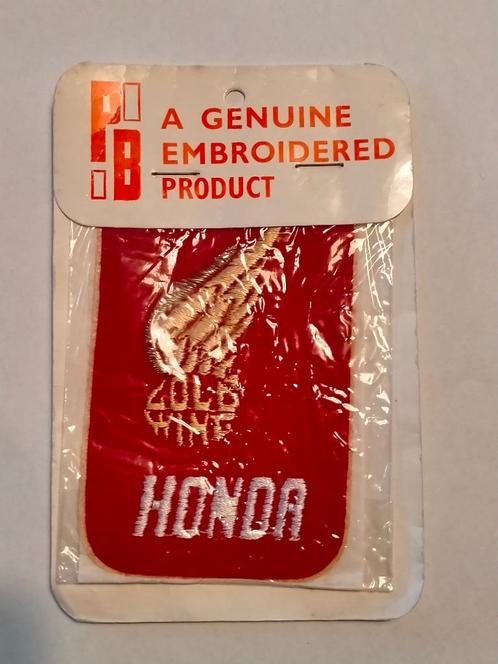 Honda Goldwing biker vintage logo patch motor motoren, Verzamelen, Automerken, Motoren en Formule 1, Nieuw, Motoren, Verzenden