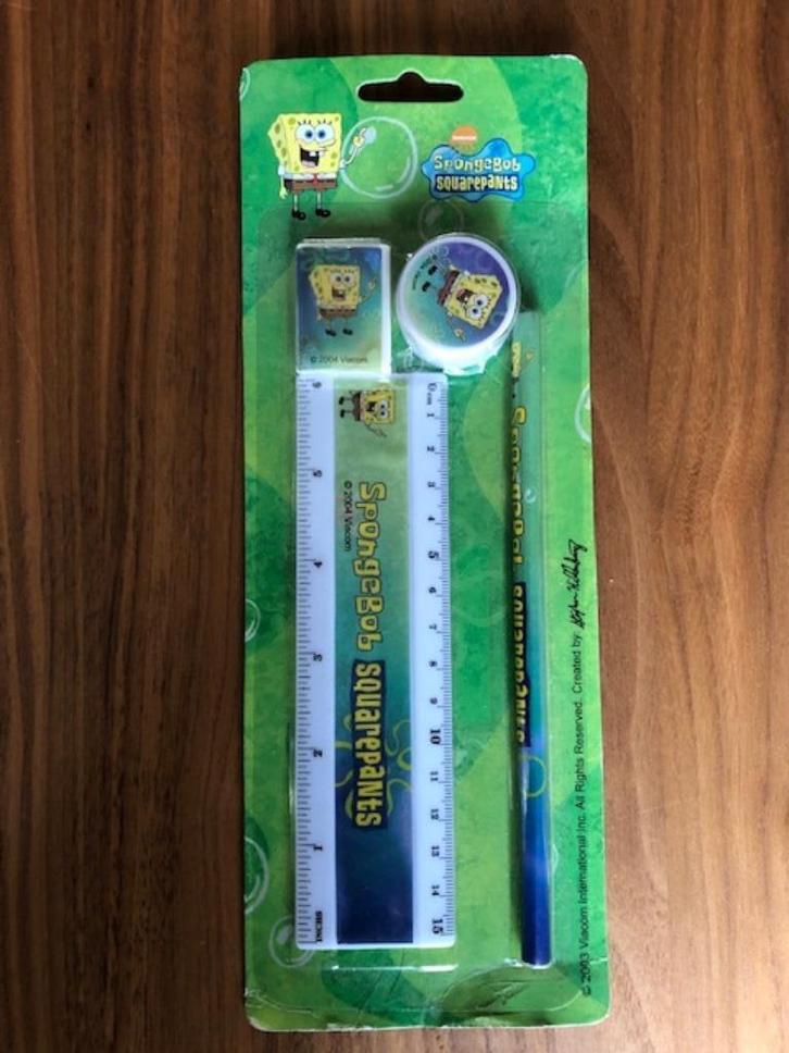 Nieuwe schrijfset van Spongebob, schoolset, potlood etc., Diversen, Schoolbenodigdheden, Nieuw, Ophalen of Verzenden