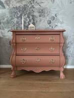 Vintage Buikkast Ladekast Terracotta Goud, Ophalen, Gebruikt, 50 tot 100 cm, Minder dan 100 cm