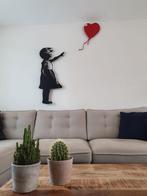 Banksy Balloon Girl - Metal Wall Art - Wanddecoratie, Huis en Inrichting, Woonaccessoires | Wanddecoraties, Nieuw, Ophalen