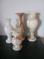 Vaasjes onyx., Ophalen, Zo goed als nieuw, Overige materialen, Minder dan 25 cm