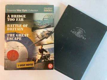 War Box 3xDVD: Bridge too Far/Battle of Britain/Great Escape beschikbaar voor biedingen