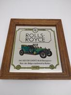 Rolls-Royce Silver Ghost Spiegel, Antiek en Kunst, Antiek | Spiegels, Ophalen of Verzenden, Vierkant, Minder dan 50 cm, Minder dan 100 cm