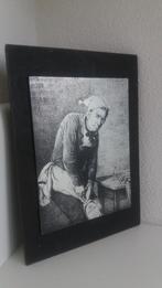 Lanzers afbeelding in metaal door haar Verheijden afmeting 2, Antiek en Kunst, Kunst | Etsen en Gravures, Ophalen of Verzenden