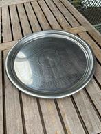 Mooi metalen dienblad. Doorsnede 54cm., Ophalen of Verzenden, Zo goed als nieuw, Rond, Metaal