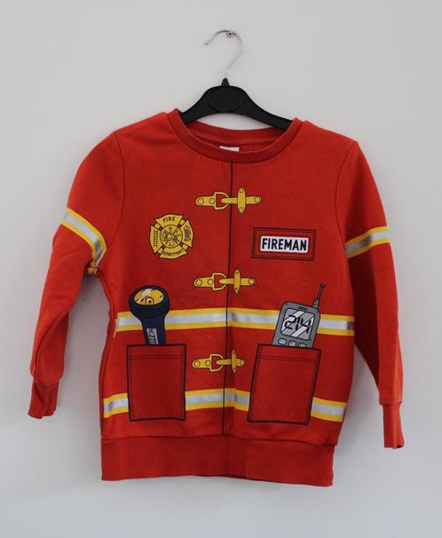 Brandweermansweater van Palomino 122, Kinderen en Baby's, Kinderkleding | Maat 122, Gebruikt, Jongen, Trui of Vest, Ophalen of Verzenden