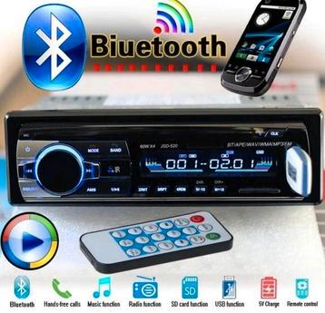 Nieuw in doos !!Autoradio met Bluetooth, USB en SD beschikbaar voor biedingen