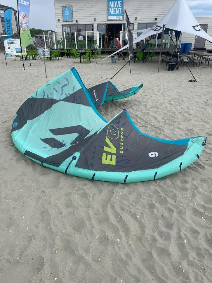 2024 Duotone Evo 9m, Watersport en Boten, Kitesurfen, Gebruikt, 9 m², Geen board, Ophalen of Verzenden
