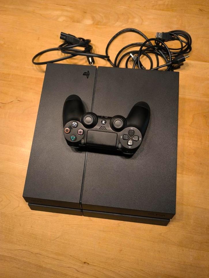PS4 CUH-1216B met Spellen, Spelcomputers en Games, Spelcomputers | Sony PlayStation 4, Gebruikt, Original, 1 TB, Met 1 controller