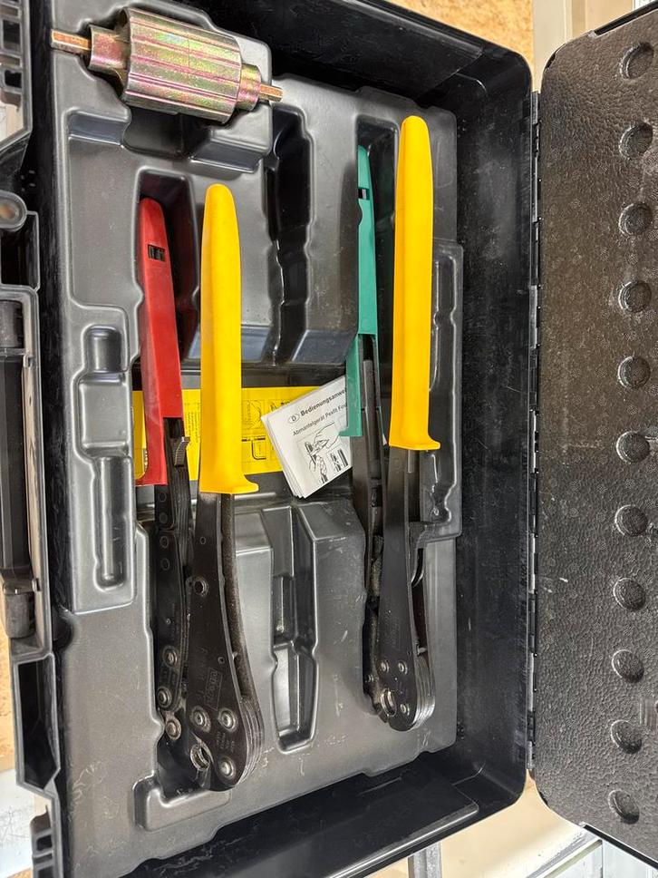 Viega krimptangset in koffer, Doe-het-zelf en Verbouw, Gereedschap | Handgereedschap, Zo goed als nieuw, Ophalen of Verzenden