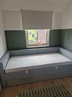 Woood Dennis bedbank bedlade,
bureau, boekenplank, 90 cm, Eenpersoons, Ophalen of Verzenden, Zo goed als nieuw