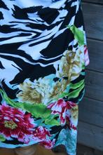 Jurk wit/ zwart Peter Hahn mt M/L Vaste prijs, Maat 38/40 (M), Wit, Ophalen of Verzenden, Zo goed als nieuw