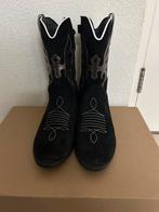 Zwart suede cowboy merklaarzen maat 36, Ophalen of Verzenden, Zo goed als nieuw, Meisje, Laarzen