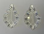 Antieke Kristallen Pegels, Verzenden, Gebruikt, Glas