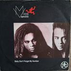 Milli Vanilli Baby, Don't forget my number, Cd's en Dvd's, Vinyl Singles, 7 inch, Single, Ophalen of Verzenden, Zo goed als nieuw
