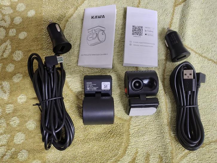 KAWA 1296P QHD mini dashcam, WDR/3D DNR,  G-sensor, Auto diversen, Dashcams, Zo goed als nieuw, Ophalen of Verzenden