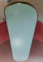 Vintage Asymmetrische Spiegel met Gouden Rand, Huis en Inrichting, Gebruikt, 100 tot 150 cm, Ophalen of Verzenden, Overige vormen