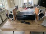 Yamaha HTR3066 receiver met Kenwood speakers, Audio, Tv en Foto, Stereo-sets, Ophalen of Verzenden, Zo goed als nieuw, Speakers