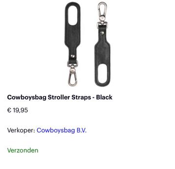 Cowboysbag Stroller Straps - Black